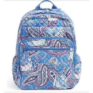 NWT Vera Bradley Disney Cinderella Paisley XL Campus Backpack